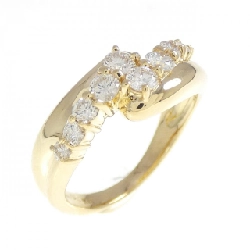 Nhẫn kim cương K18YG 0.52CT