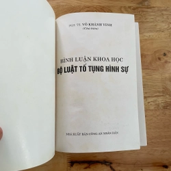 II Tựa sách: Bình Luận Khoa Học _ Bộ Luật Tố Tụng Hình Sự - PGS. TS. Võ Khánh Vinh - 2004 478826