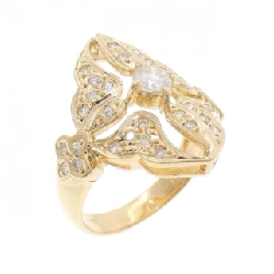 Nhẫn kim cương K18YG 0.54CT - Hàng hiệu Chính hãng