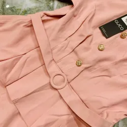 Đầm tiệc tiểu thư size XL hồng - GUCO 795852