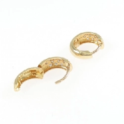 K18YG Bông tai kim cương hình vòng 0.170CT - Hàng hiệu Chính hãng 867611