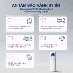 Quạt sưởi All in One KSA368 làm mát, sưởi, tạo ẩm, diệt khuẩn 780523
