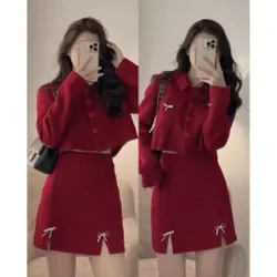 Set dạ đỏ 3 món  569661