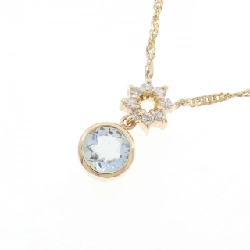 K18YG Aquamarine Necklace - Hàng hiệu Authentic 861671