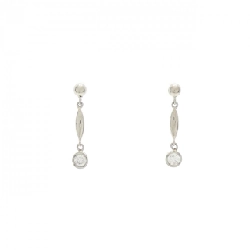 PT900 Bông tai kim cương 0.16CT - Hàng hiệu Chính hãng