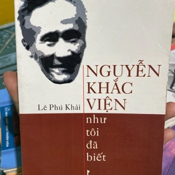 Nguyễn Khắc Viện-như tôi đã biết