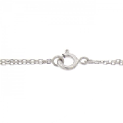 Dây chuyền kim cương hình trái tim 750WG - Hàng hiệu Authentic 857542