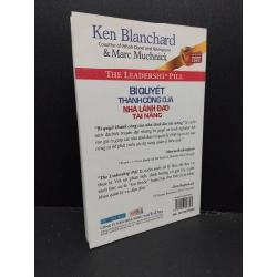 Bí quyết thành công của nhà lãnh đạo tài năng mới 90% bẩn 2020 HCM1410 Ken Blanchard & Marc Muchnick QUẢN TRỊ 304162