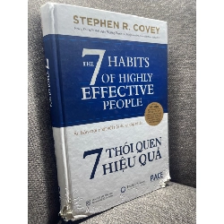 7 thói quen hiệu quả Stephen R Covey 2020 mới 80% góc bìa cứng xấu HPB1105