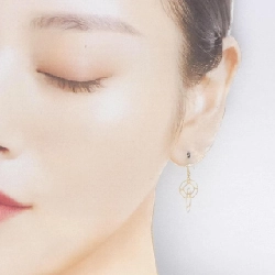 K18YG Bông tai - Hàng hiệu Chính hãng 864151