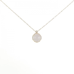 K10YG Dây chuyền đá mặt trăng - Hàng hiệu Authentic