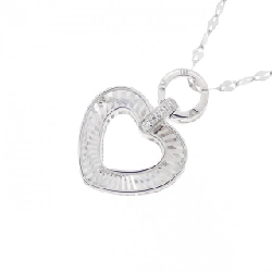 K18WG Dây chuyền kim cương hình trái tim 0.01CT - Hàng hiệu Chính hãng 867771