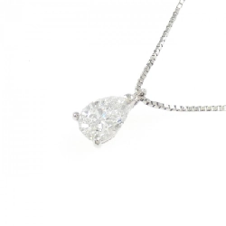 Dây chuyền kim cương PT900/PT850 0.651CT D SI1 hình giọt nước - Hàng hiệu Authentic 873284