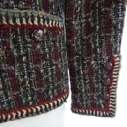 Jacket không cổ CHANEL P52693V39167 629091