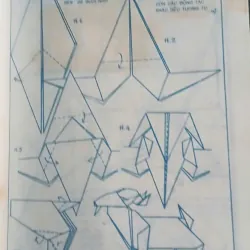 Sách xếp giấy Origami xưa hiếm không còn tái bản. 1025624