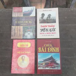 Combo 4 quyển Chùa Bái Đính, Yên Tử, đền Hai Bà Trưng, truyện tranh Hồ Chí Minh