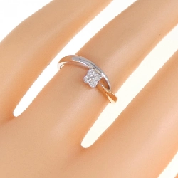 Nhẫn kim cương hoa K18WG/K18PG 670120