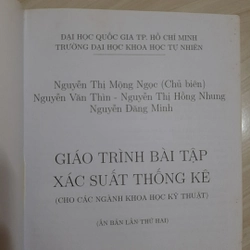 Giáo trình bài tập xác suất thống kê ( Trường ĐH Quốc Gia TP.HCM) 325163