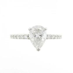 Nhẫn kim cương PT900 1.021CT G SI2 hình giọt nước - Hàng hiệu Authentic 872895