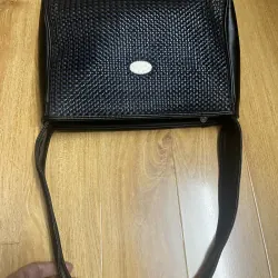 Túi nữ 26*19*7 da thật đan 2hand 992595