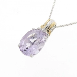 K18WG/K18YG Mặt dây chuyền Amethyst - Hàng hiệu Chính hãng 860402