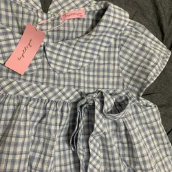 Áo baby doll cổ sen - la petite joie 576347