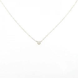 K18YG Dây chuyền kim cương 0.315CT H SI2 3EXT - Hàng hiệu Chính hãng