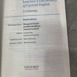 Oxford advanced learner’s dictionary  292079