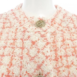 CHANEL LOOK39 P76716V65900 Áo khoác không cổ - Hàng hiệu Chính hãng 822300