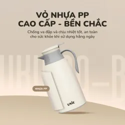 Phích giữ nhiệt UNIE UKW09-B, dung tích 1,4L, giữ nhiệt 36 giờ, vòi rót tiện lợi 957979