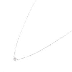K10WG Solitaire Diamond Necklace - Hàng hiệu Authentic 858242