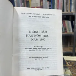 THÔNG BÁO HÁN NÔM HỌC NĂM 1997 698210