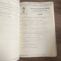 Sách toán ôn thi 20 đề thptqg (2025), 10 đề TSA và 10 đề HSA 784627