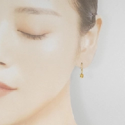 K18YG Citrine Bông tai - Hàng hiệu Chính hãng 872115