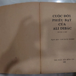 CUỘC ĐỜI PHIÊU BẠT CỦA ALI DIBÁC: truyện Ả Rập.
Dịch: Cao Xuân Nghiệp 297304