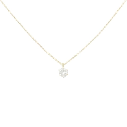 Dây chuyền kim cương K18YG 0.301CT G SI2 Tốt - Hàng hiệu Chính hãng