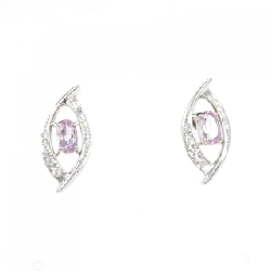 PT900 Ngọc hoàng gia Topaz Bông tai 0.60CT - Hàng hiệu Chính hãng