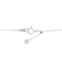 K18WG Chữ cái K Dây chuyền kim cương 0.07CT - Hàng hiệu Chính hãng 861832