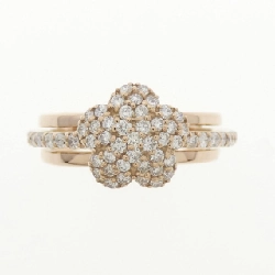 Nhẫn kim cương pavé hoa K18PG 0.54CT 668297