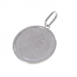 PT(枠) Đồng xu Mặt dây chuyền - Hàng hiệu Authentic