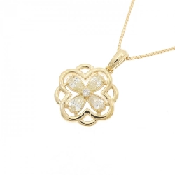 K18YG Hoa Kim Cương Dây Chuyền 0.22CT - Hàng hiệu Chính hãng 861097