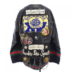 Gucci FRAGOR AMORIS JARDIN D'HIVER 554594 XNABL Áo khoác da - Hàng hiệu Chính hãng 823421