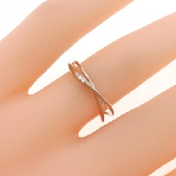 Nhẫn đính kim cương chéo lớp - Hàng hiệu Authentic 833491