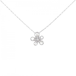 K18WG Hoa Hồng Kim Cương Dây Chuyền 0.30CT - Hàng hiệu Chính hãng