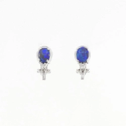 PT900/K14WG Bạc Opal Bông Tai 1.67CT - Hàng hiệu Chính hãng