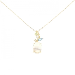 K18YG Đá màu Dây chuyền - Hàng hiệu Chính hãng