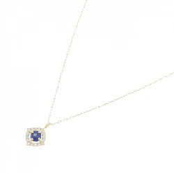 K18YG Sapphire Necklace 0.15CT - Hàng hiệu Authentic 860055