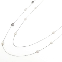 Mikimoto Dây chuyền ngọc trai trắng và bộ vòng tay - Hàng hiệu Authentic 838903
