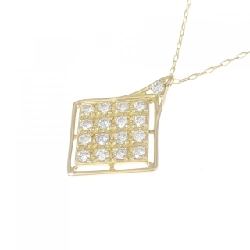 Dây chuyền kim cương K18YG 0.20CT - Hàng hiệu Authentic 861552