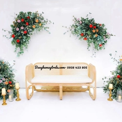 Ghế sofa mây vuông lưới mắt cáo 445808